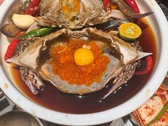 -草家酱蟹炭火烤肉店(珲春南路一店)