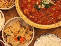 猪颈肉泡菜汤-金北顺大锅家(신사본점)