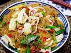 鱿鱼炒粉丝-王阿盖手工小吃(衢州三和里店)