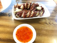 京葱脆皮大肠-大地土窑菜馆·特色罗浮农家菜(罗浮山景区店)