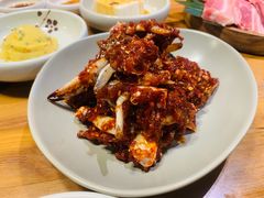 -草家酱蟹炭火烤肉店(珲春南路一店)