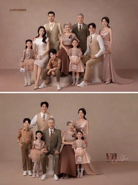 幸福的模样就是家有儿女[爱心] | 杭州全家福