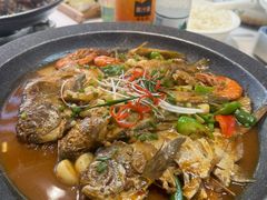 -阿峰饭店·本地土菜馆·农家土鸡煲·一品神仙鸡(报福店)