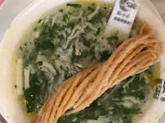 荠菜馓子豆腐羹-鸿运酒楼