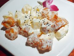 菠萝油条虾-绿茶餐厅(华联万柳店)