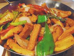 干锅千页豆腐-醉得意·山茶油炒土鸡(福州软件园店)