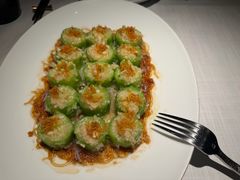 金蒜瑶柱蒸广东丝瓜-莉莉海堂HAITANG·烤鸭(国贸商城店)