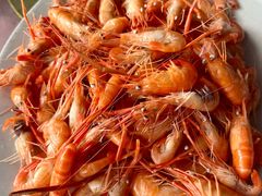 白灼河虾(半斤)-三伯饭店