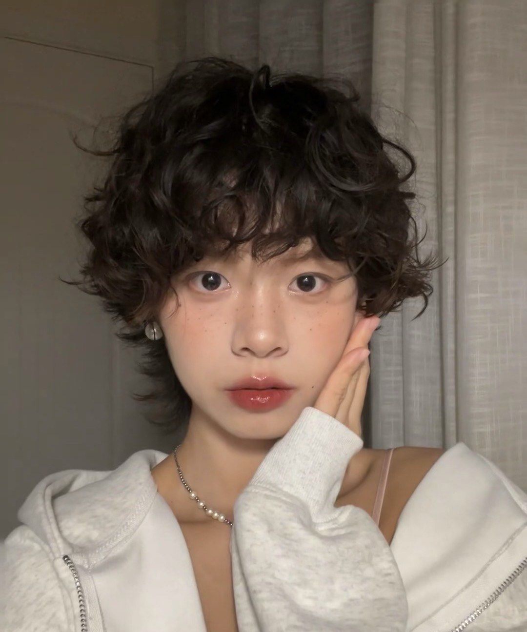 短发羊毛卷适合所有女生