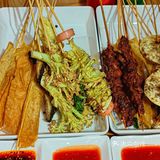 日月光新开的麻辣烫炸串，也太好吃了吧❗