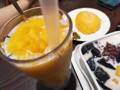 芒果椰汁西米龟灵爽-香港龟正盅 手作糖水甜品龟苓膏(千灯湖环宇城店)