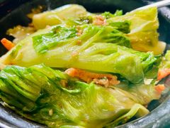 啫啫虾干生菜煲-誉八仙茶室酒楼(新天地店)