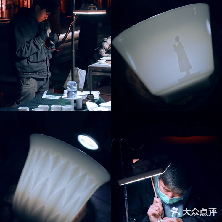 景德镇陶溪川文创街区瓷器夜市电影色调色