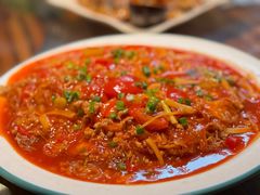 西红柿炸蛋-老崇左特色风味食馆
