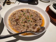 羊肚菌马蹄蒸黑豚肉饼-炳胜私厨(万象前海店)