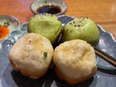 荠菜大虾双拼-鑫震源·苏式大虾生煎(山塘街店)