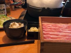 黑豚肉寿喜锅-黒豚料理 寿庵(中央駅西口店)