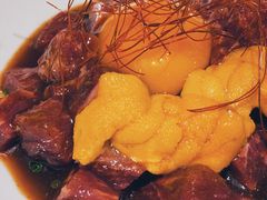 生牛肉拌海胆-九州酒场ひこぞう(2号店)