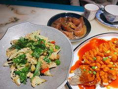 干锅丽水香菇花菜-探花·意境江南菜·唐伯虎文化体验店·松鼠桂鱼(观前店)