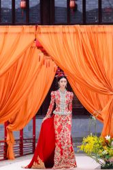 -懿沉香中式嫁衣礼服秀禾服龙凤褂马来褂旗袍总店