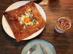 鸡蛋蘑菇熏肉荞麦可丽饼-RAC BAR(安福路店)