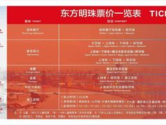 价目表-东方明珠广播电视塔