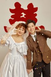 -桃子造型婚纱礼服(凤起广场店)