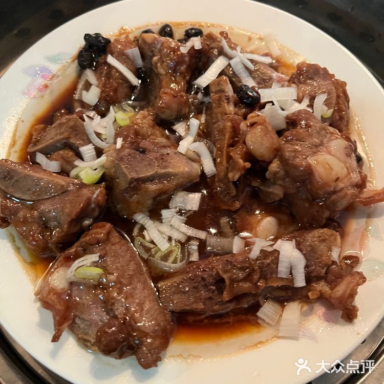 柱侯酱豉汁蒸排骨
