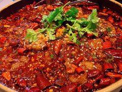 水煮牛肉-川旺角川粤融合菜•海景餐厅(星海广场店)