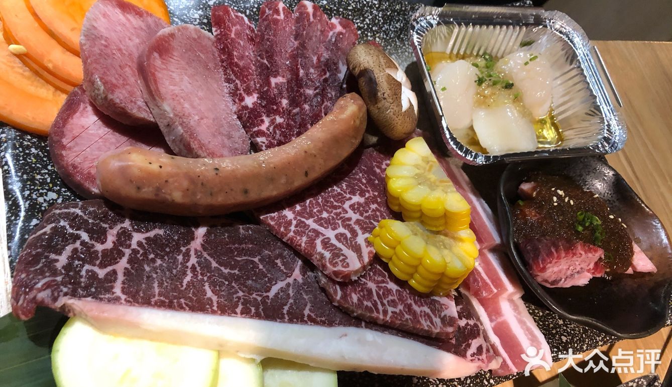想吃日式烤肉，说走就走，家里周边找了一家