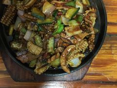 鱿鱼爆腰花铁板-卢庄(江汉路店)