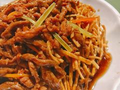 撒子牛肉丝-刘胖子家常菜·蹄花焖藕(中南店)