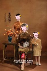 -时光纪亲子全家福照相馆(静安店母女写真父母纪念照)