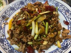 水淹菜炒肉-蜗牛小馆醉乡民谣云南菜(惠新西里店)