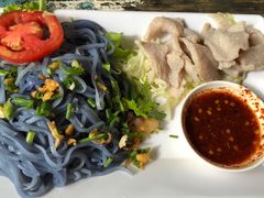 -蝶豆花蓝面条