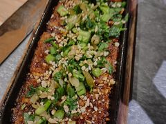 铁板烤包浆豆腐-探鱼·鲜青椒爽麻烤鱼(北京路天河城店)