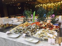 自助取餐区-上海虹桥宾馆味翠餐厅