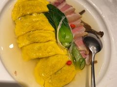 低盐腌肉蒸鹿茸菌蛋饺-森隆饭庄(崇文门新世界百货店)