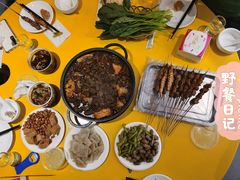 -老红桥炸灌肠牛肚锅烧烤(定福庄店)