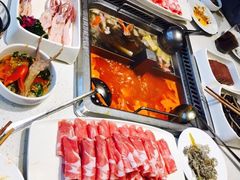 千层毛肚&nbsp;草原羔羊肉&nbsp;等等都以下锅hah-海底捞火锅(长沙华创国际广场店)