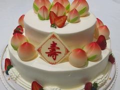 寿桃蛋糕-味多美蛋糕(航天桥店)