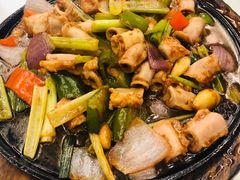 铁板猪杂-吉源大排档·鱼生·海鲜(烧烤彩印厂店)