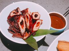 脆皮卤大肠-老头儿油爆虾(星光一期店)