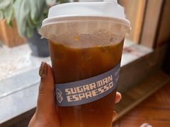 苹果冰美式-sugarman espresso素饮糖人高新咖啡工厂