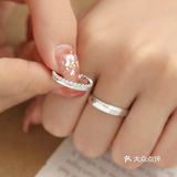 5K+就能搞定的大气时尚的情侣对戒，超心动der[加油][加油]