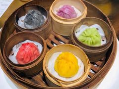 清新五彩小笼包-龍堂蟹黄小笼包(万家丽店)