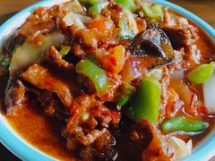 -歹歹的加个面过油肉拌面