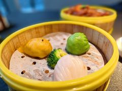 鲜虾饺三拼-蝴蝶里·粤菜·点心(滨江龙湖店)