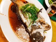 清蒸石斑鱼-盛港湾海鲜食府(黄沙店)