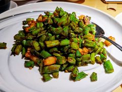 榄菜肉末四季豆-老船坞水上餐厅(亚洲大酒店  东四十条店)